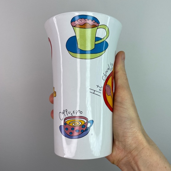 Large Tall Porcelain Ceramic Tea / Coffee Mug - Picture 4 of 7